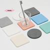 1Pc Solid Color Diatomaceous Earth Coasters round Square Absorbent Non-Slip Kitchen Mats for Home Decoration And Toiletries