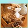 Adorable Cartoon Fawn Plush Toy Soft Stuffed Animal Gift For Girls Home Decor