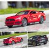 1/32 Ford Mustang GT500 Supercar Alloy Car Model Sound Pull Back Car 4 Open Door Children's Gifts Toy