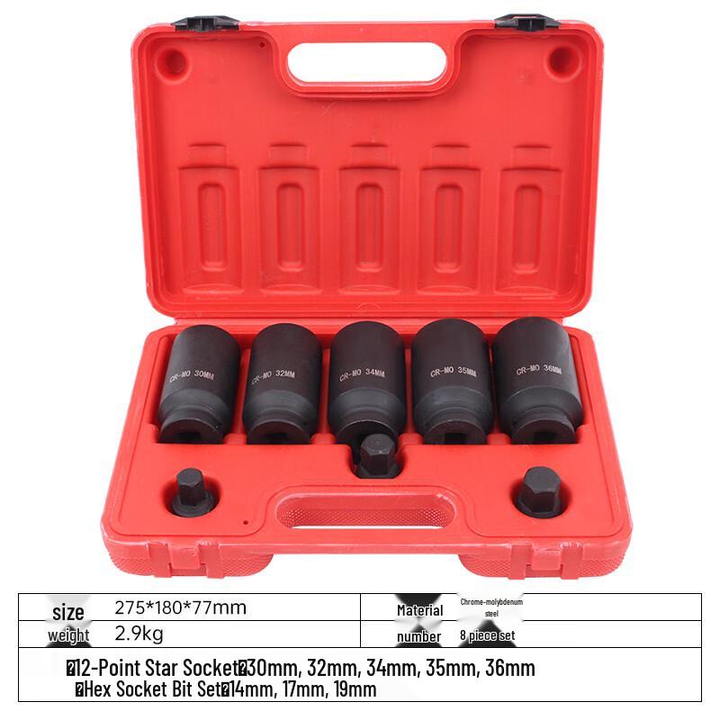 Heavy Duty 1/2-inch Drive Torx Socket Set