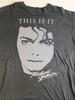 Michael Jackson This Is It Graphic T Shirt Black XL 08 Unisex T-Shirt