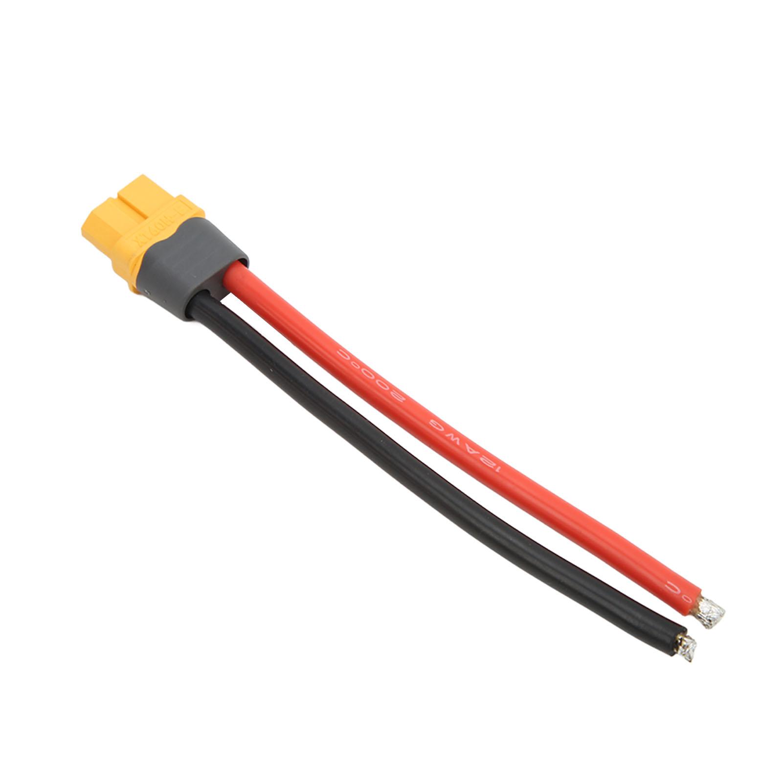 

XT60H Plug Female Connector with 12AWG Silicon Wire for RC Lipo Battery FPV Drone Accessories