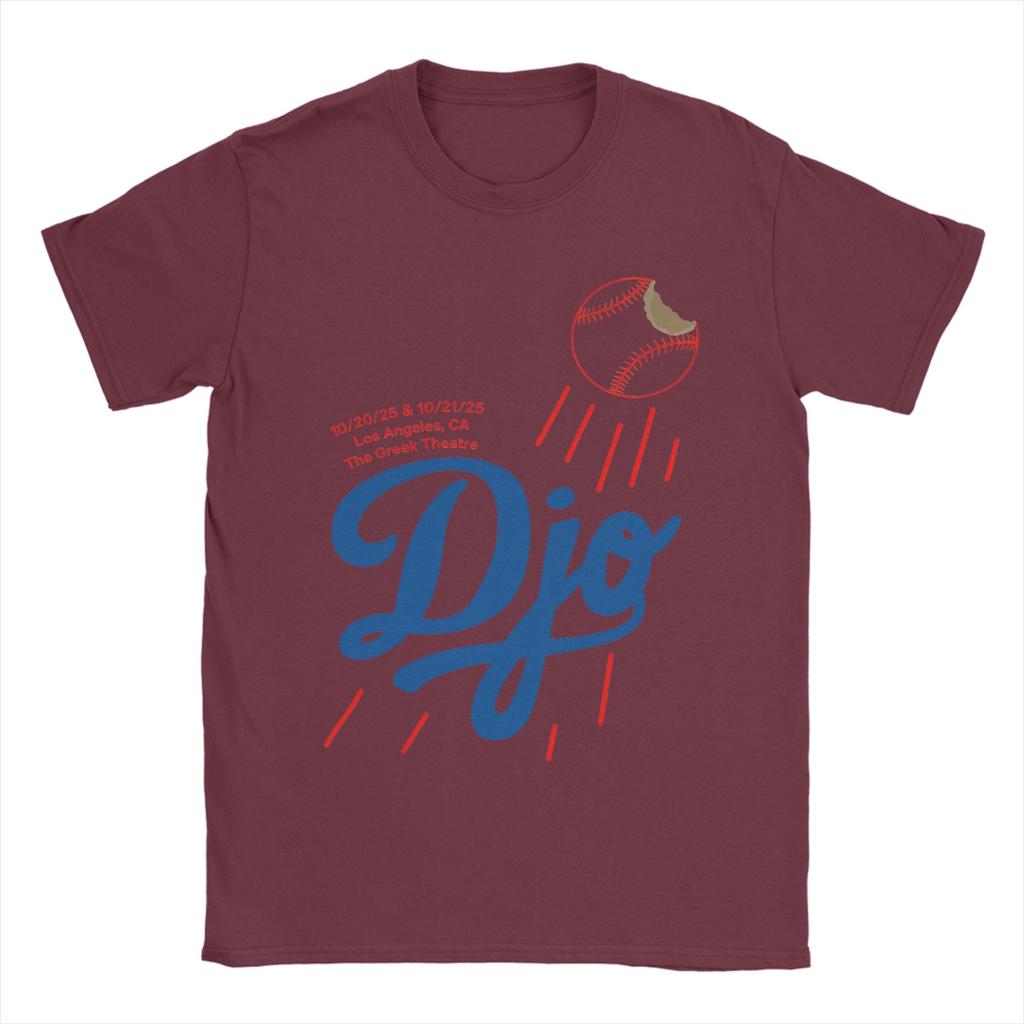 Djo Apple TShirt Summer Pure Cotton TShirts For Unisexs Trendy Cool Custom Logo Tee Shirt Short Sleeve Vintage Tees