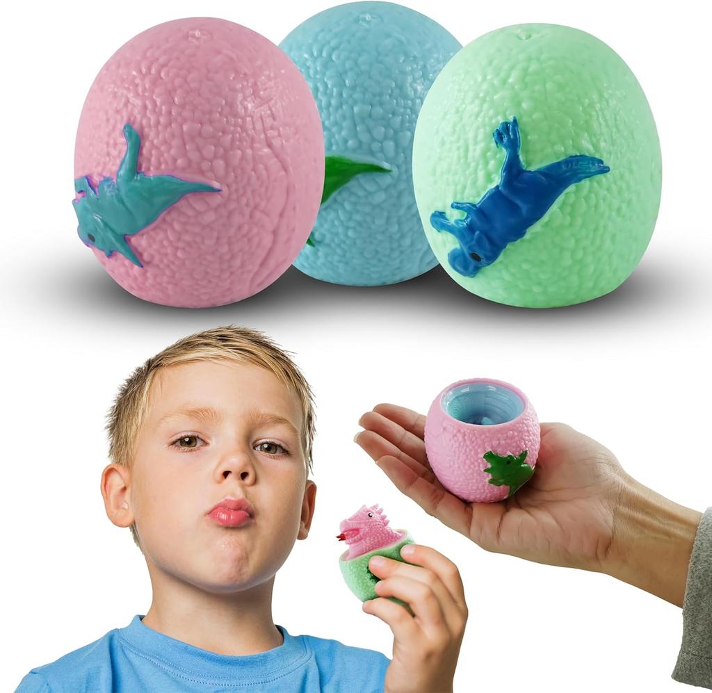 Dinozaur Jajko Squishy Antystresowy Gniotek Wyciskany Relaks Sensoryczny
