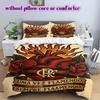 Flamengo football soccer Pattern Bedding,Quilt Set Quilt Cover Pillowcase Home Birthday Gift (1*duvet cover+2*pillowcase,without core)