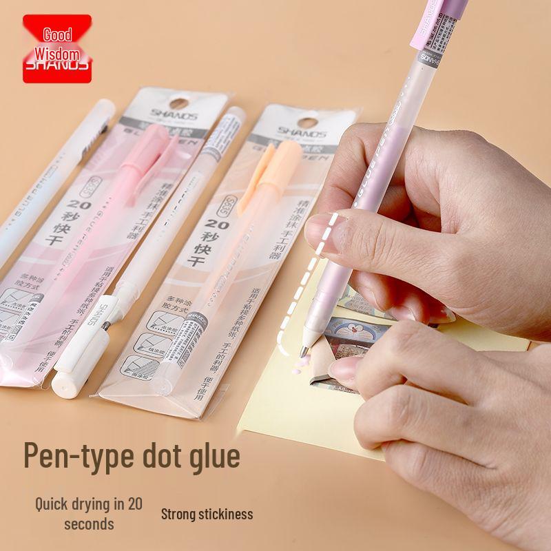 Quick-Dry Dot Glue Pen for DIY Crafts, Students & Stationery