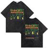 Gewaschen Vintage Typ O Negative October Rust Grafik T-Shirts Herren Damen Rock Metal Gothic T-Shirt Männlich Übergroße Baumwoll-T-Shirts