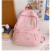 Cute schoolbag junior high school girls high value niche style college students design sense travel shoulders