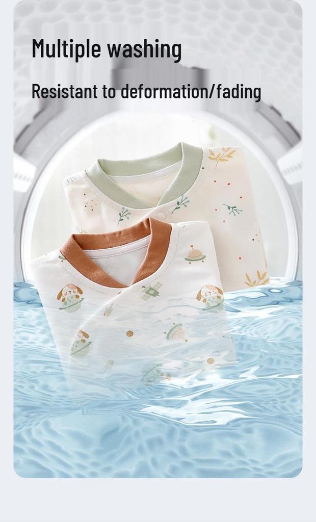 Newborn Pure Cotton Clothing Set for All-Season Wear - Boys & Girls Pajamas & Base Layer