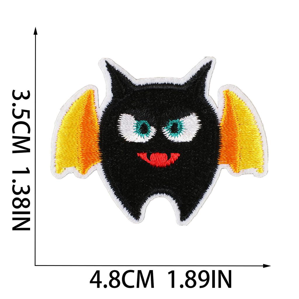 Horror Tree Demon Embroidery Cloth Sticker Mummy Patch Sticker Computer Embroidery Chapter Ghost Embroidery Sticker Cartoon Haunted House Patch
