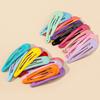 Colorful Teardrop Hair Clip: Macaron Drip Design, Baked Paint, Candy Colors, Fresh & Sweet Side Hair Accessory