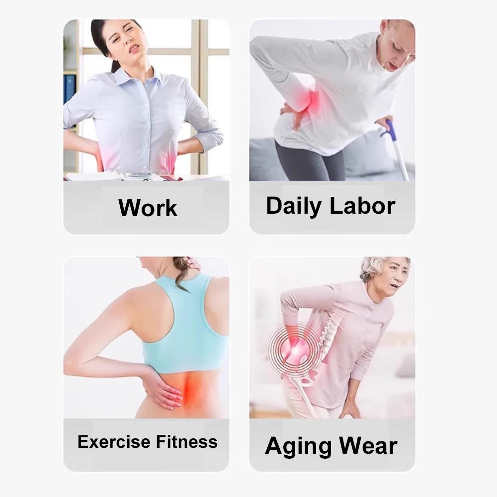 Airbag Back Stretcher Device Spine Correction Support Adjustable Lumbar Cervical Muscle Relax Waist Neck Back Massager Traction
