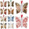Weihnachtsbaum-Hänge-Dekoration Bargeld-Geschenk-Schmuckstück, Acryl-Schmetterling Geldhalter mit Eingebaut?in Ornament für durchsichtiges Fach, Weihnachtsbaum,