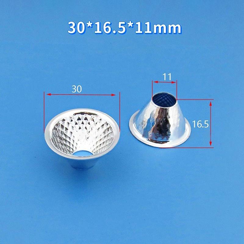 1 Piece 20-126Mm 15-120 Degree Lampshade Reflective Bowl For Diy Light Optical Led Aluminium Reflector Cup For Cob Lamp Bead
