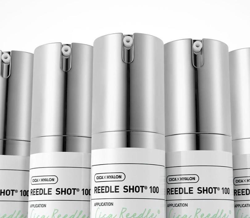 VT COSMETICS Reedle Shot 100 Essence Double Set 30ml x 2ea (+ PDRN Essence 100 1.5ml x 3ea) Skin Texture Refining Booster