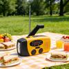 600mAh 5V USB Charging Outdoor Radio FM AM WB Multifunctional Solar Hand Crank Radio Weather Radio Emergency LED Flashlight