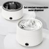 Haustier Thermostat Trinkbrunnen Katze Thermostat Haustier Wasserschale Winterbrunnen Dosen Trinkschale Beheizt Futter Edelstahl Z1R6