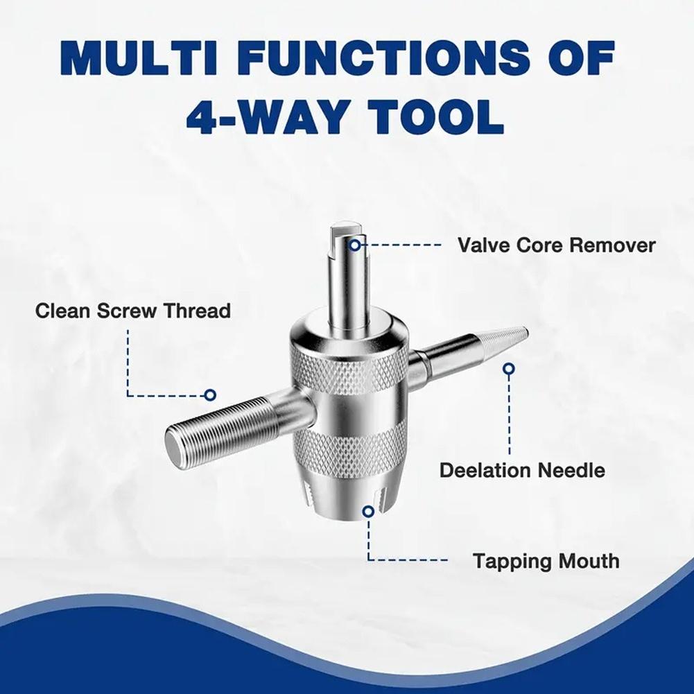 15 Inch Tire Change Kit with Heavy Duty Steel Tire Levers Valve Core Tool and Wide Angled Spoon Tip for Vehicle Use
