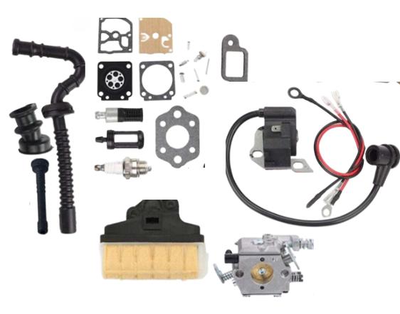 Carburetor Kit With Air Filter Ignition Coil For MS021 MS023 MS025 MS210 MS230 MS250 Chainsaw Replacement Parts
