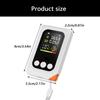 5 in 1 Air Quality Monitors Formaldehyde CO2 TVOC Temperature Moisture Detectors with Immediate Display for Household Use