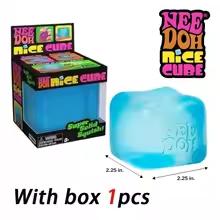 Needoh Nice Cube Sensorischer Stressabbau Fidget Tool Für Angst & Konzentration Schreibtisch Sensorikwürfel Für Erwachsene & Kinder Geburtstagsgeschenk