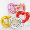 Love Balloon Decoration Hollow Out Big Love Photo Frame Aluminum Film Balloon Photo Props Boys And Girls Party Scene Arrangement