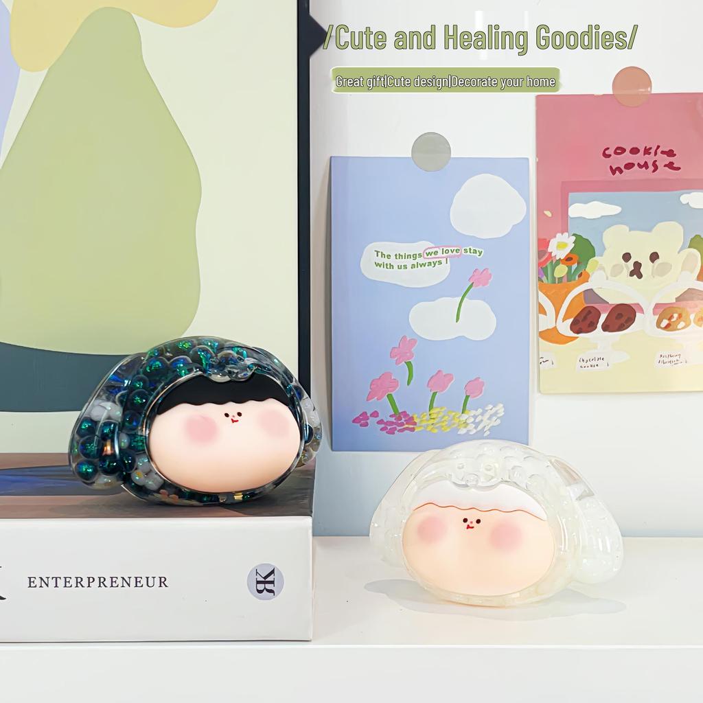 Douyin Style Lilith Dog Head Cartoon Glitter Ornaments Blind Box