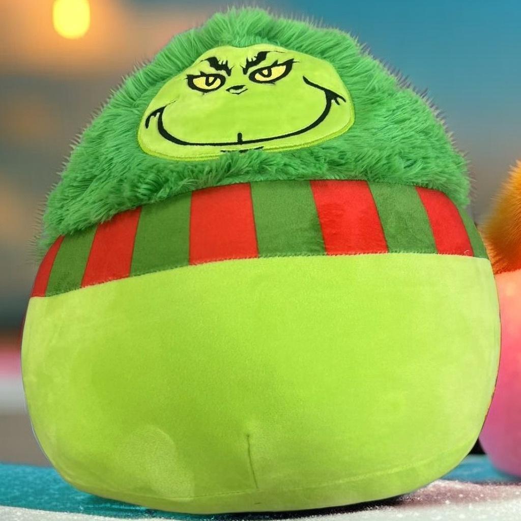 Christmas Grinch Plush Toy Pillow Funny And Adorable Stuffed Animal