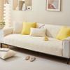 Sofa Cushion Four Seasons Universal Cotton Cream Wind Fabric Living Room Non-Slip Simple Modern Sofa Cover Cover Back Towel