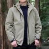 Men's Hooded Jacket Winter Removable 3-in-1 Thickened Jacket Casual Outdoor Windproof Jacket