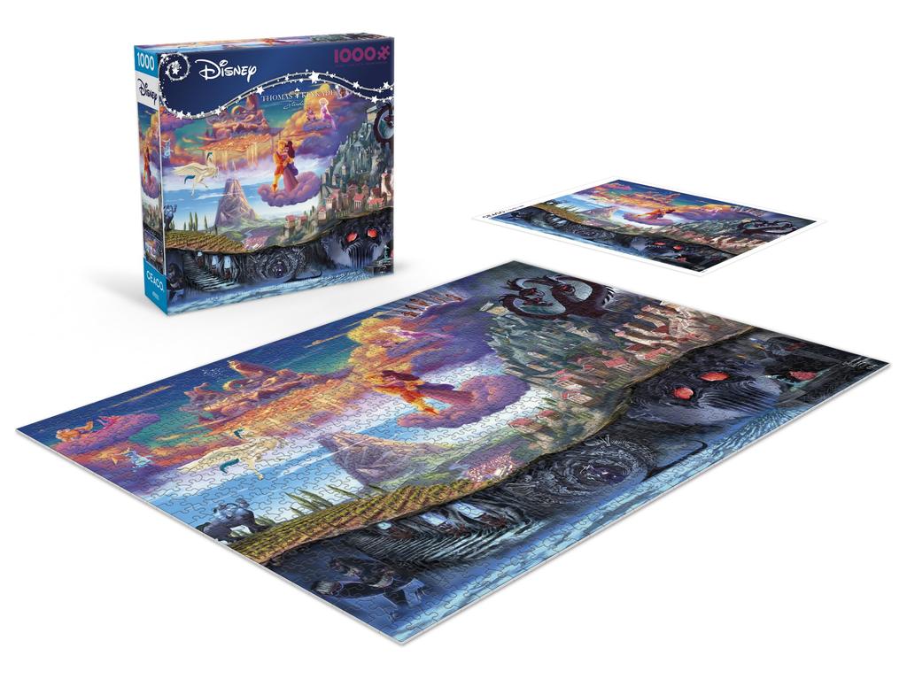 Ceaco Thomas Kinkade Disney Hercules 1000 Piece Jigsaw Puzzle - - - -