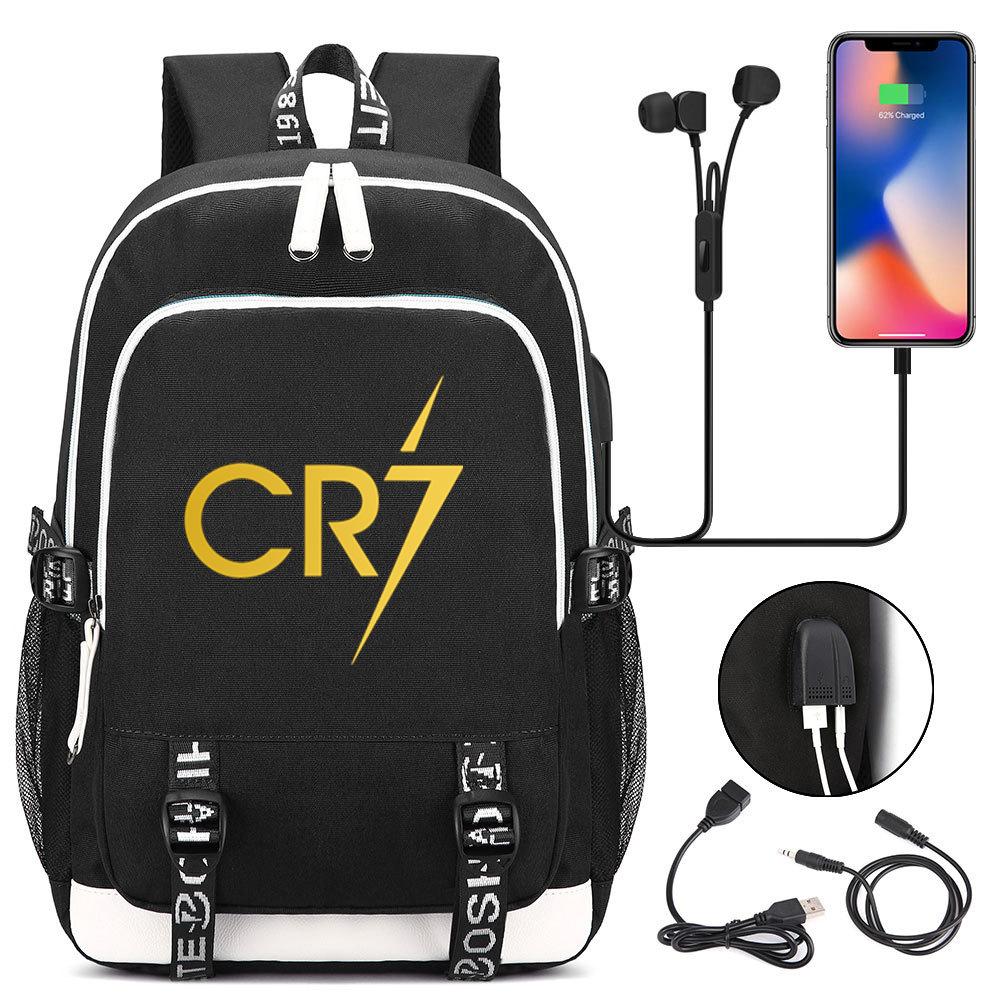 Star Peripheral Printing Student Schoolbag Backpack Usb Interface Multi-Function Large-Capacity Leisure Travel Bag no specification