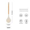ZISIZ Beechwood Handle Silicone Spatula