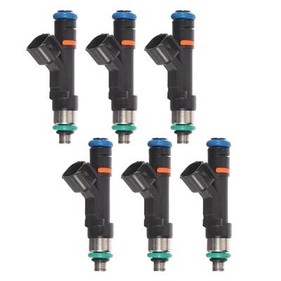 NEW-6PCS Fuel Injectors 0280158020 53032701AA For Jeep Dodge Mitsubishi 3.7L 2004-2010