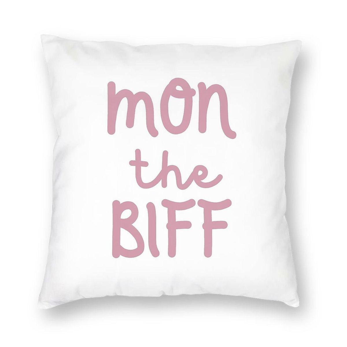 

Mon The Biffy Clyro Square Pillowcase Polyester Linen Velvet Creative Zip Decorative Pillow Case Home Cushion Case 12x12Inch