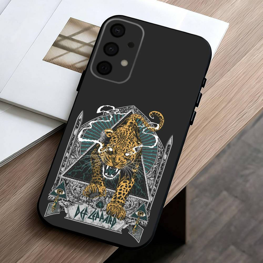 

Hot R-Rock band D-Def L-Leppard Phone Case For Samsung Galaxy A73,A72,A71,A70,A53,A52,A51,Soft Silicone Black Cover Samsung a50 30s 50s