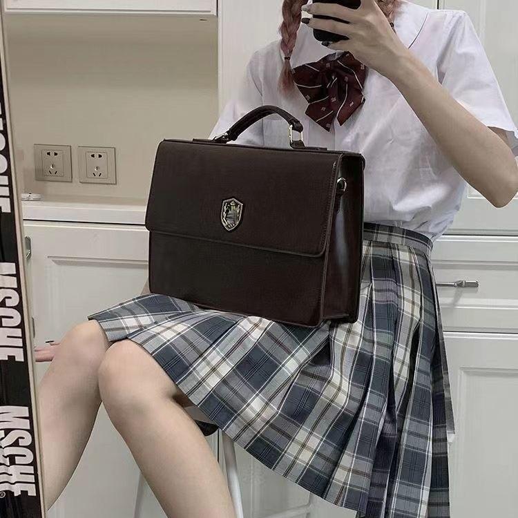 Pain Bag College Style School for Large-capacity Girl Soft Shoulder Girl Hand Pain Bag