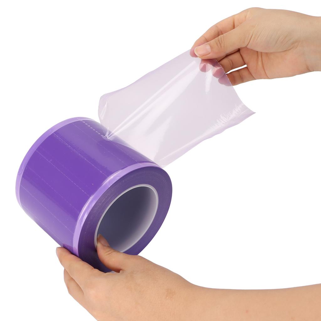 1200 Sheets 4x6in Perforated Barrier Film Disposable Protective PE Film for Dental Equipment Tattoo Machine Purple