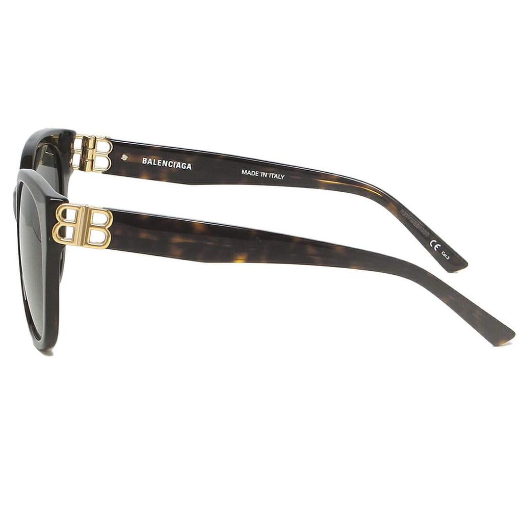 Sunglasses Eyewear Size 57 Green Brown Asian Fit BALENCIAGA BB0103SA 002 Brand Sunglasses Boston [Balenciaga] Women's [Used]