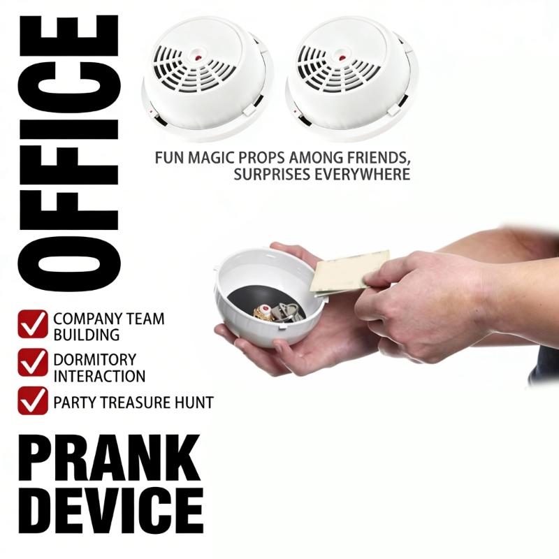 Easy Installation Realistic Smokes Detector Hiddening Safe Box For Valuables Discreet Storage Solution for Jewelry Money