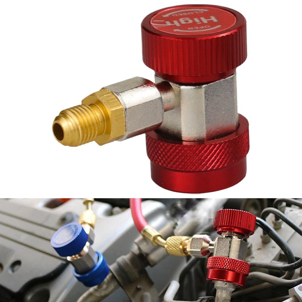 1Pc Superior Efficiency R134a Refrigerant Adapter Hose Low Pressure Accessories Conversion Automotive Couplers High Fitting H3U9