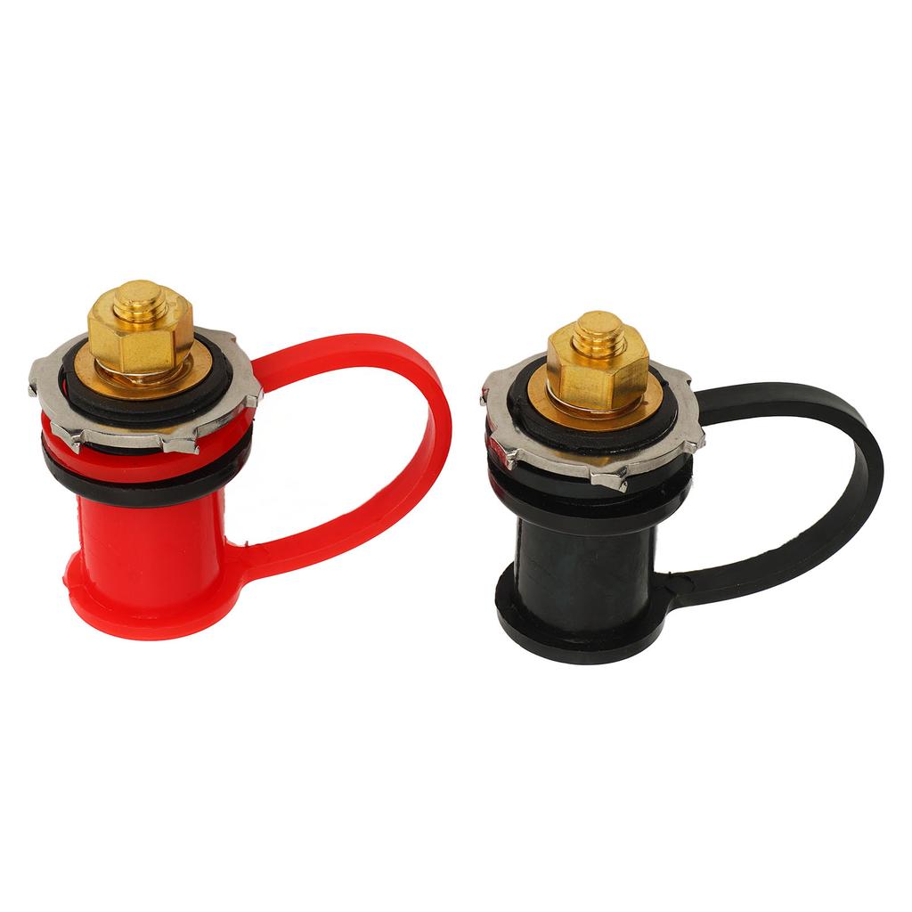 2PCS Battery Charging Post 38 Inch Stud Remote Terminal Junction Post Connector Kit for Welding