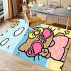 Office Rug Hello Kitty, Summer Beach Anti-Slip Rug, Machine Washable for Living Room, Bedroom, Office, Multiple Sizes, Bedroom Mat, Decorative Mat, Du