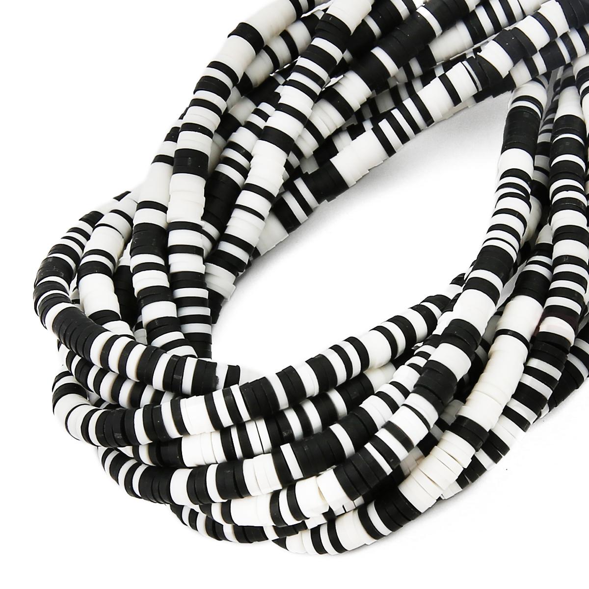 

350 шт., плоские круглые полимерные глиняные чипсы ручной работы, свободные разделительные бусины для изготовления ювелирных изделий «сделай сам», ожерелья, браслета 4mm