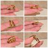 Adjustable Zodiac Horse Ring Cartoon Opening Ring Creative New Year Rings  Gift