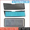 Air Intake Grille Cover Atmosphere Flow Vent Protective Cover for Tesla Model 3 2025 Air Conditioning Inlet Filter