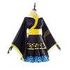 One Piece Gender-swapped Trafalgar Law Cosplay, Printed Waist-tight Kimono Costume