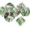 7pcs/set Double-Colors Acrylic Polyhedral Dice Set D8 D10 D10% D12 D20 for Board Games Family Games RPG