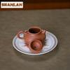100ml Retro Yixing Purple Clay Teapots Handmade Big Belly Rongtian Pot Raw Ore Downhill Mud Kettle Zisha Tea Set Tableware Gifts