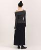Musinsa Standard Woman 11W Corduroy Maxi Skirt [Black]